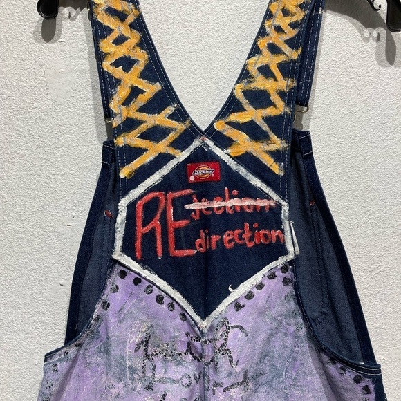 Handpainted Dickies Artist Overalls - Picture 8 of 9